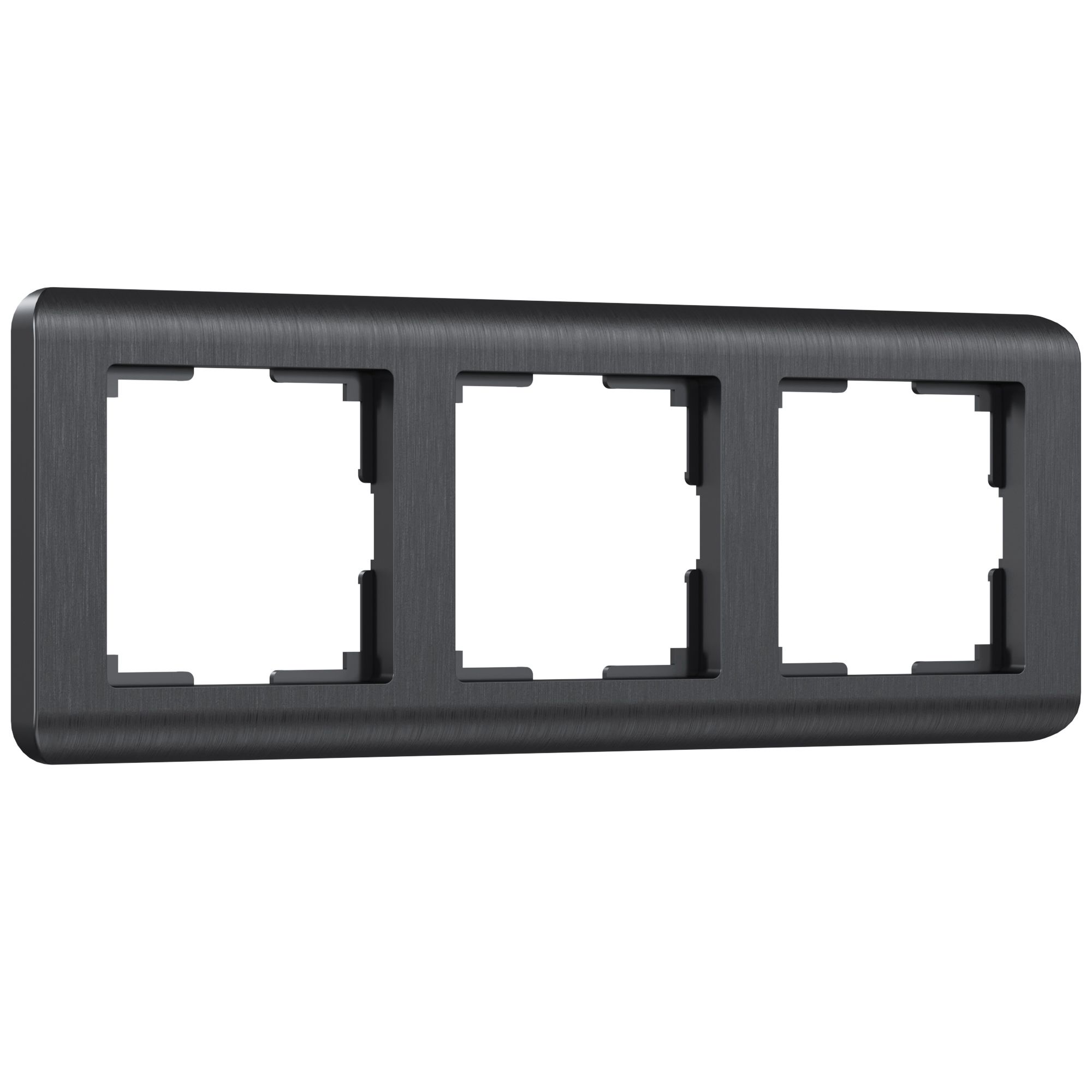 Рамка WERKEL Stream на 3 поста (графит) WL12-Frame-03 / W0032104 / a046317