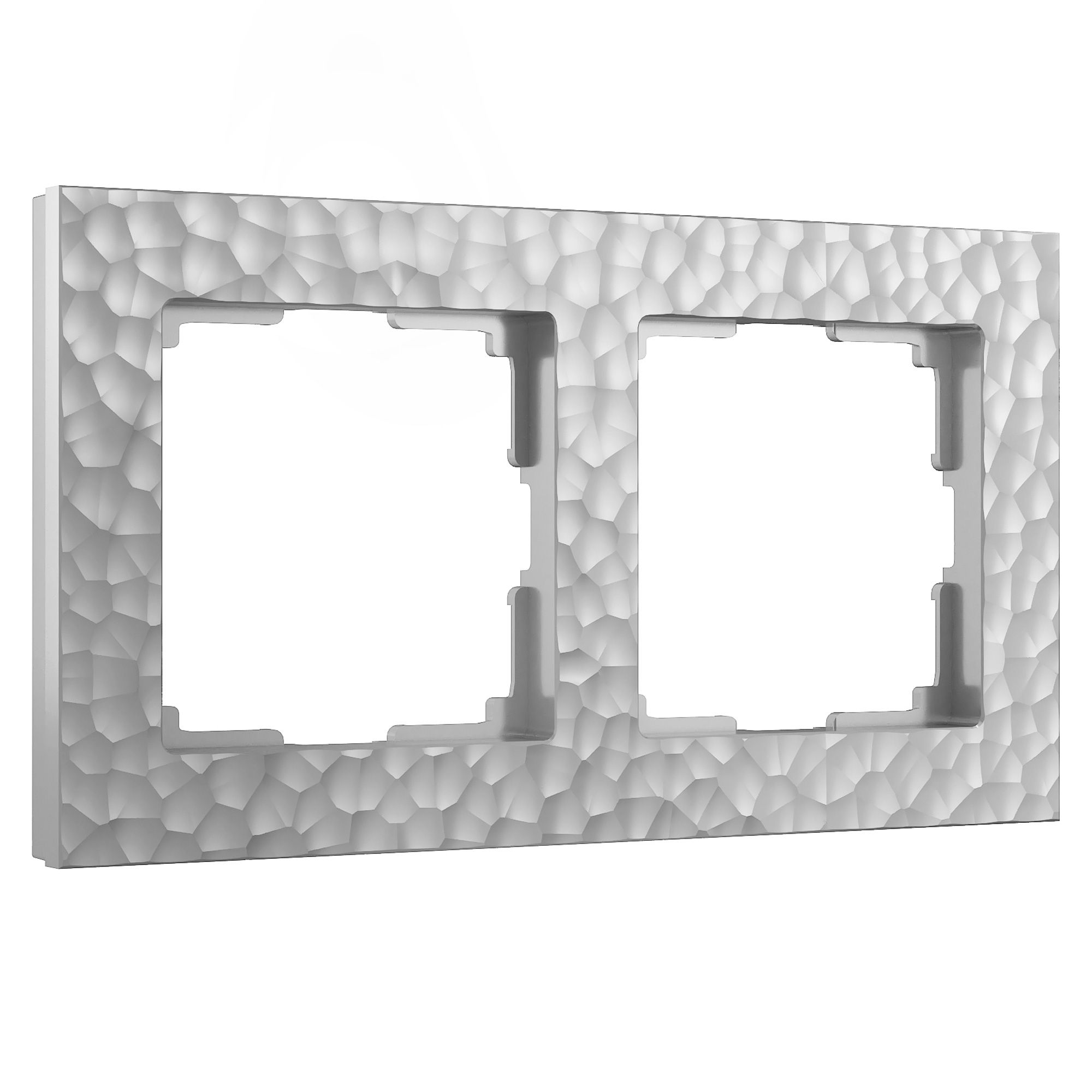 Рамка на 2 поста Werkel Hammer (серебряный) / W0022406 / a052516
