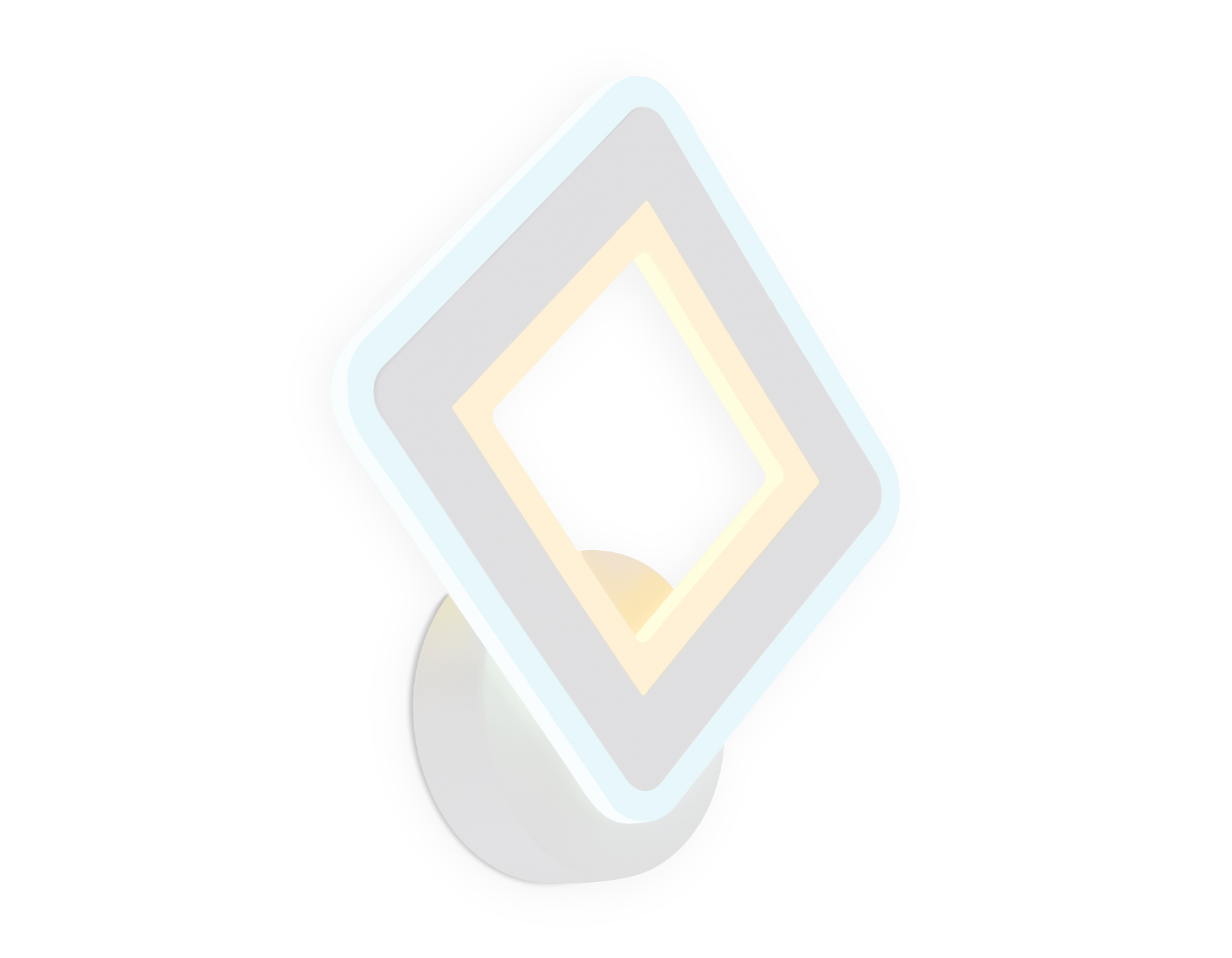 Настенный светодиодный светильник Ambrella FA871 WH белый 11W 220*250*50