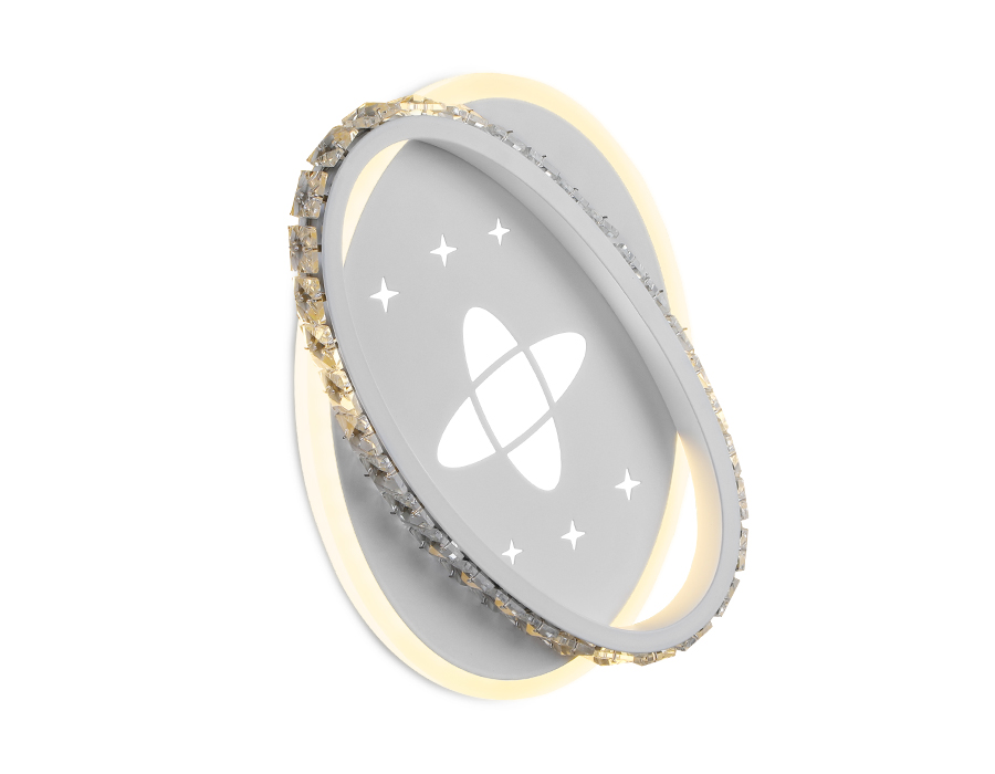 Настенный светодиодный светильник FA234 WH белый LED Ambrella 4200K/4200K/6400K 30W 210*260*50