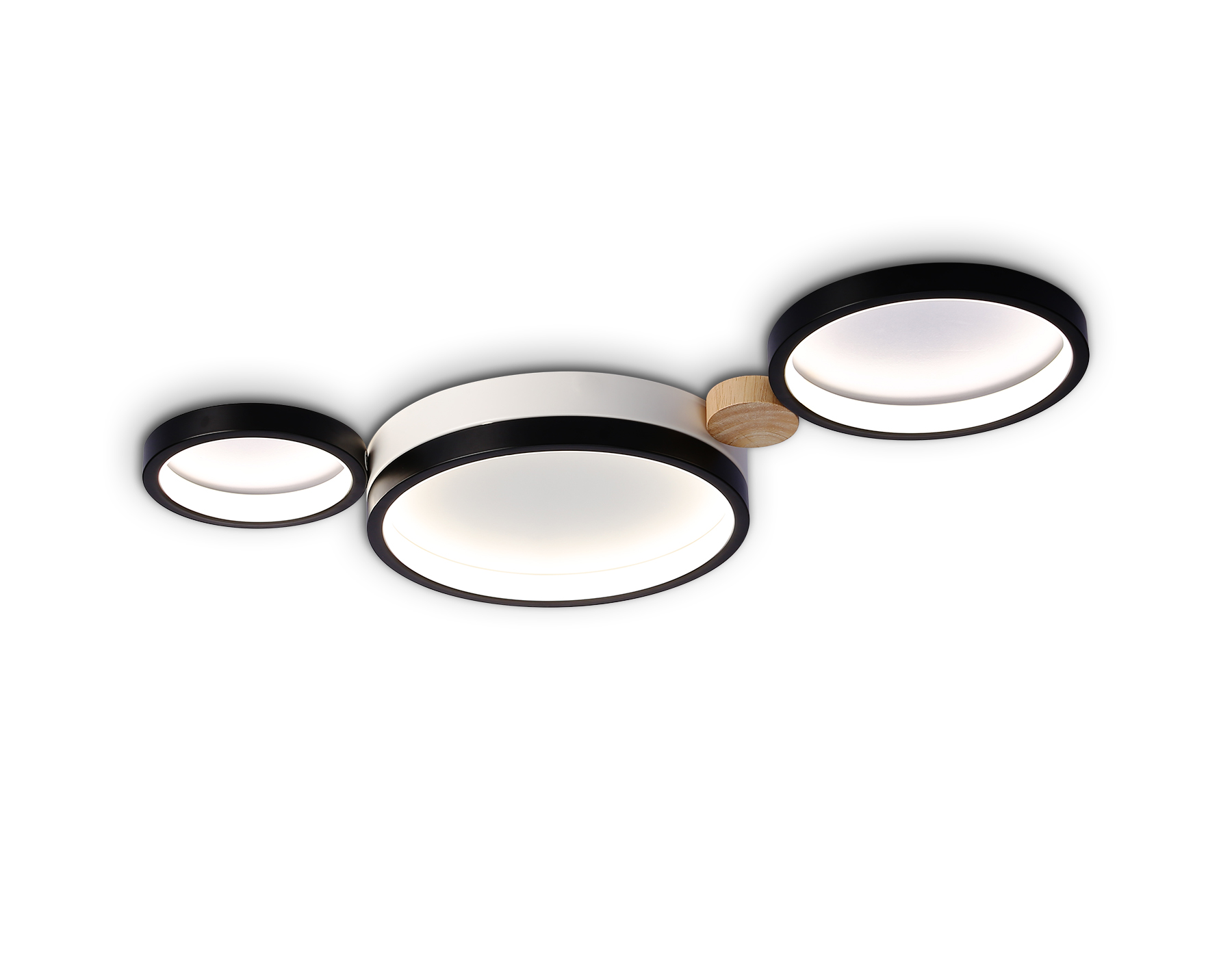 FL4814/3 BK/WH черный/белый 3000K-6400K 45W 620*290*55 (ПДУ ИК)