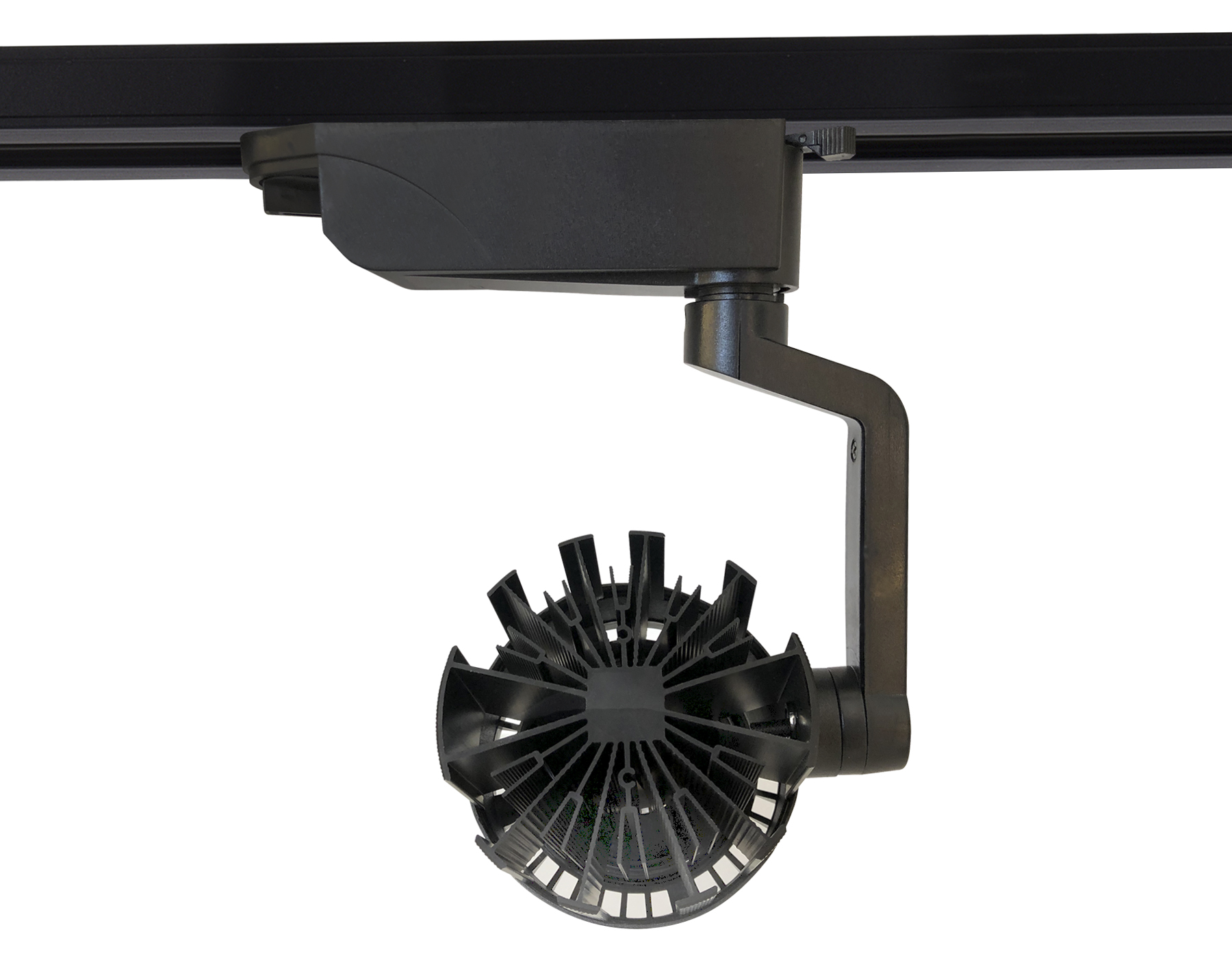 Трековый однофазный светодиодный светильник Ambrella GL6108 BK черный LED 20W 4200K 24° Трековый однофазный светодиодный светильник Ambrella GL6108 BK черный LED 20W 4200K 24°
