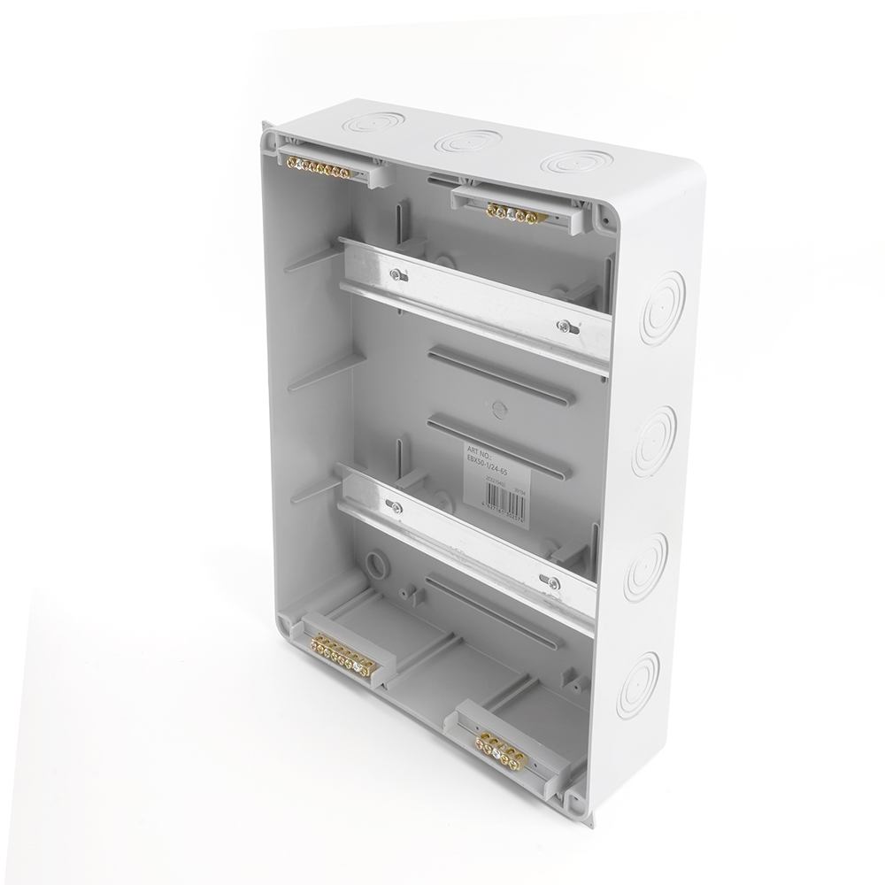 Бокс настенный STEKKER EBX50-1/24-65 24 модуля, пластик, IP65