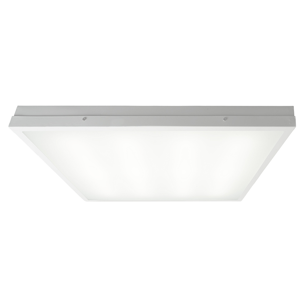 Офисный светильник серии TR Армстронг 595х595х52, IP54 36Вт, 4000К, опал с закаленным стеклом