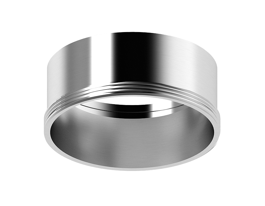 Насадка передняя для корпуса светильника Ambrella N6112 PSL серебро полированное D60*H30mm Out0mm MR16