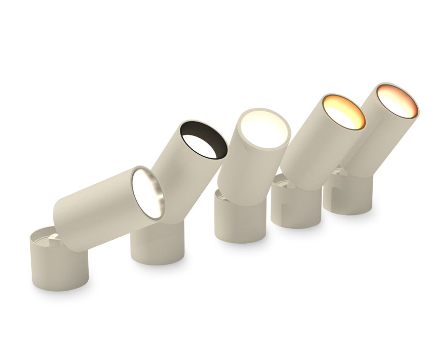 Крепеж накладной Ambrella поворотный A2220 WH белый D60*H50mm Out45mm (для корпуса D60mm)