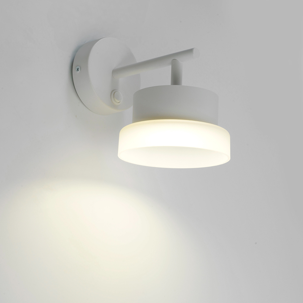 Светильник настенный Feron HL4600  OPAL 12W, 230V, GX53, белый