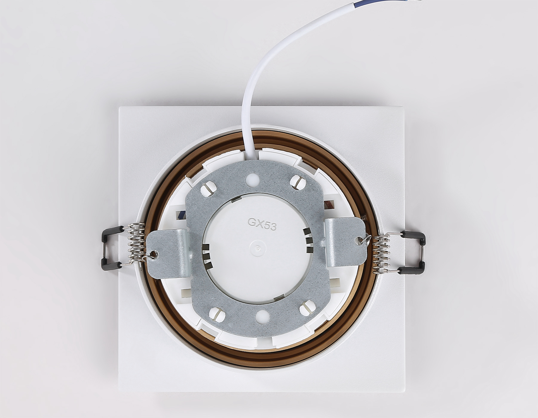 TN51916 WH/GD белый/золото GX53 max 12W 115*115*23