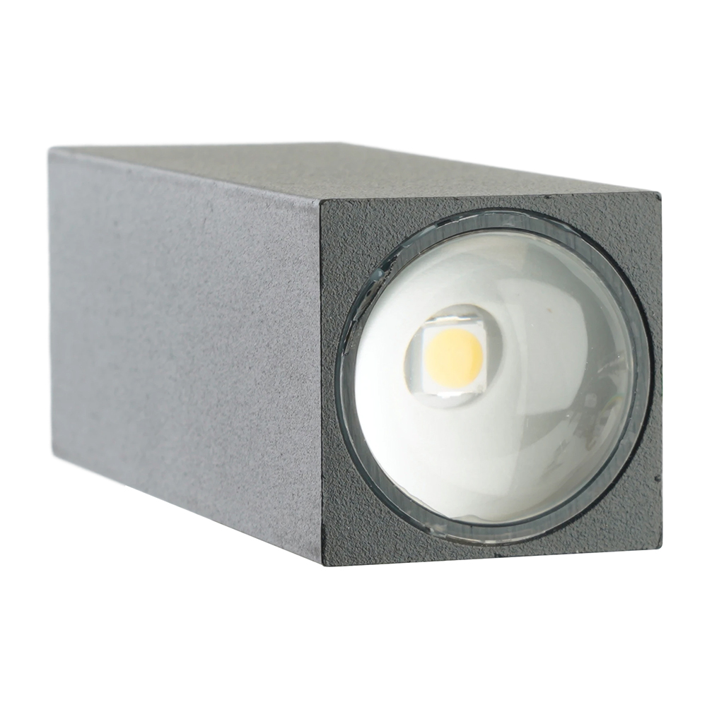 Светодиодный светильник стационарный Feron AL52 MINI 2*1W 4000K серый