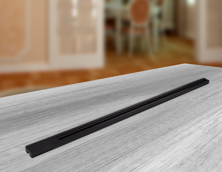 GL7002 BK черный трековый шинопровод однофазный 1 м