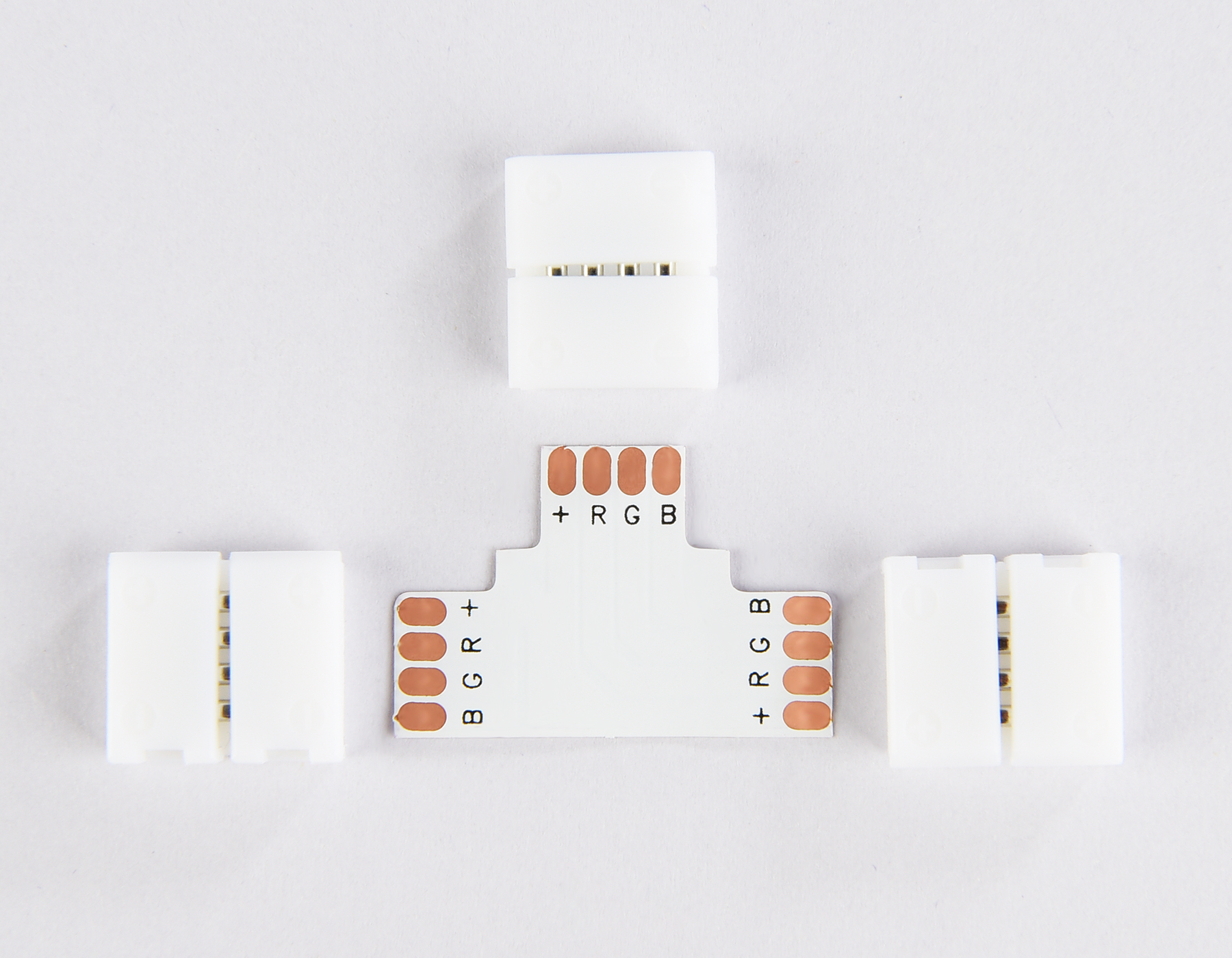 GS7001 Соединитель T 5050 12/24V (4 конт.) (5шт) GS7001 Соединитель T 5050 12/24V (4 конт.) (5шт)