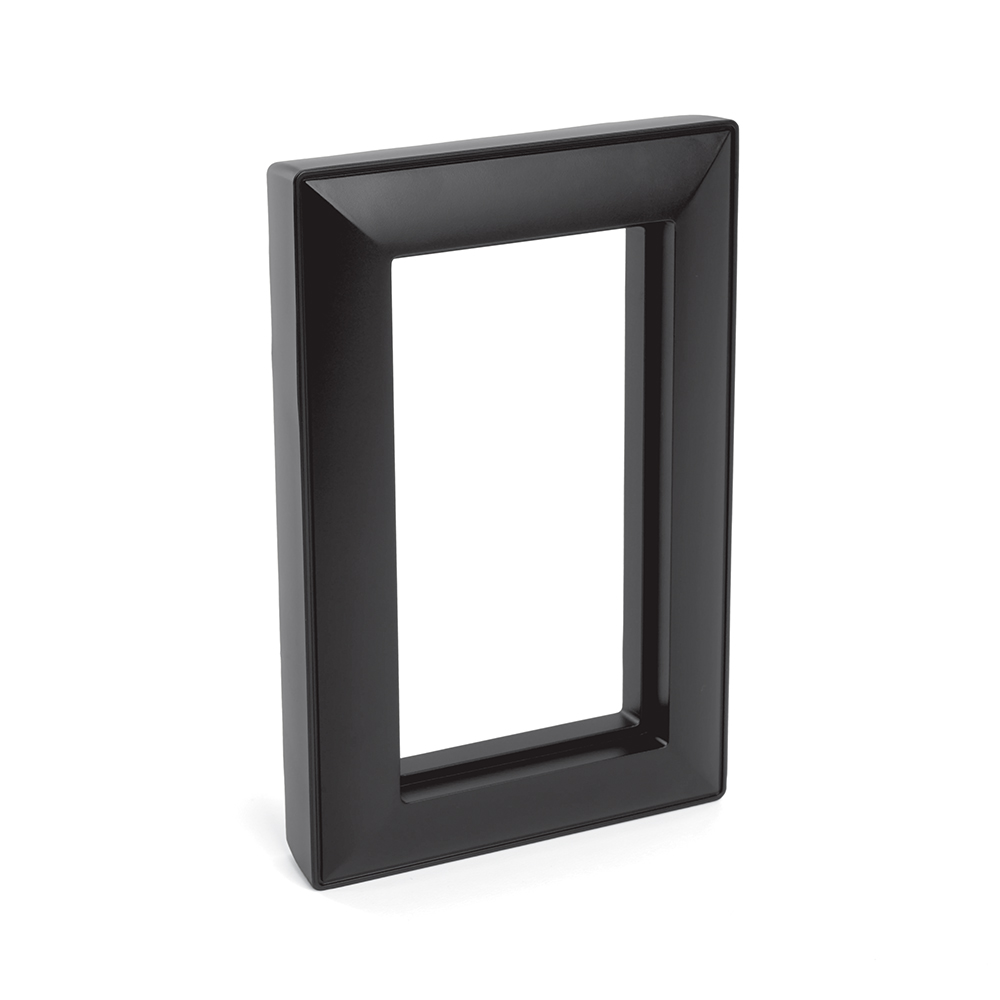 Рамка  2-местная (без перемычки),  пластик, STEKKER, PFR00-7012-05 , серия Катрин, черный