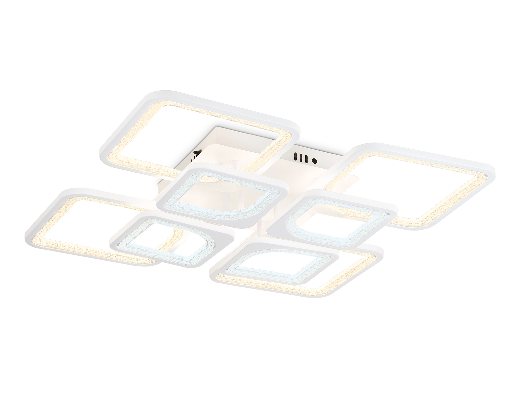 Потолочный LED светильник FA4423/4+4 WH белый 150W 3000K+6400K/4200K/6400K+3000K 580*580*120 (ПДУ ИК)