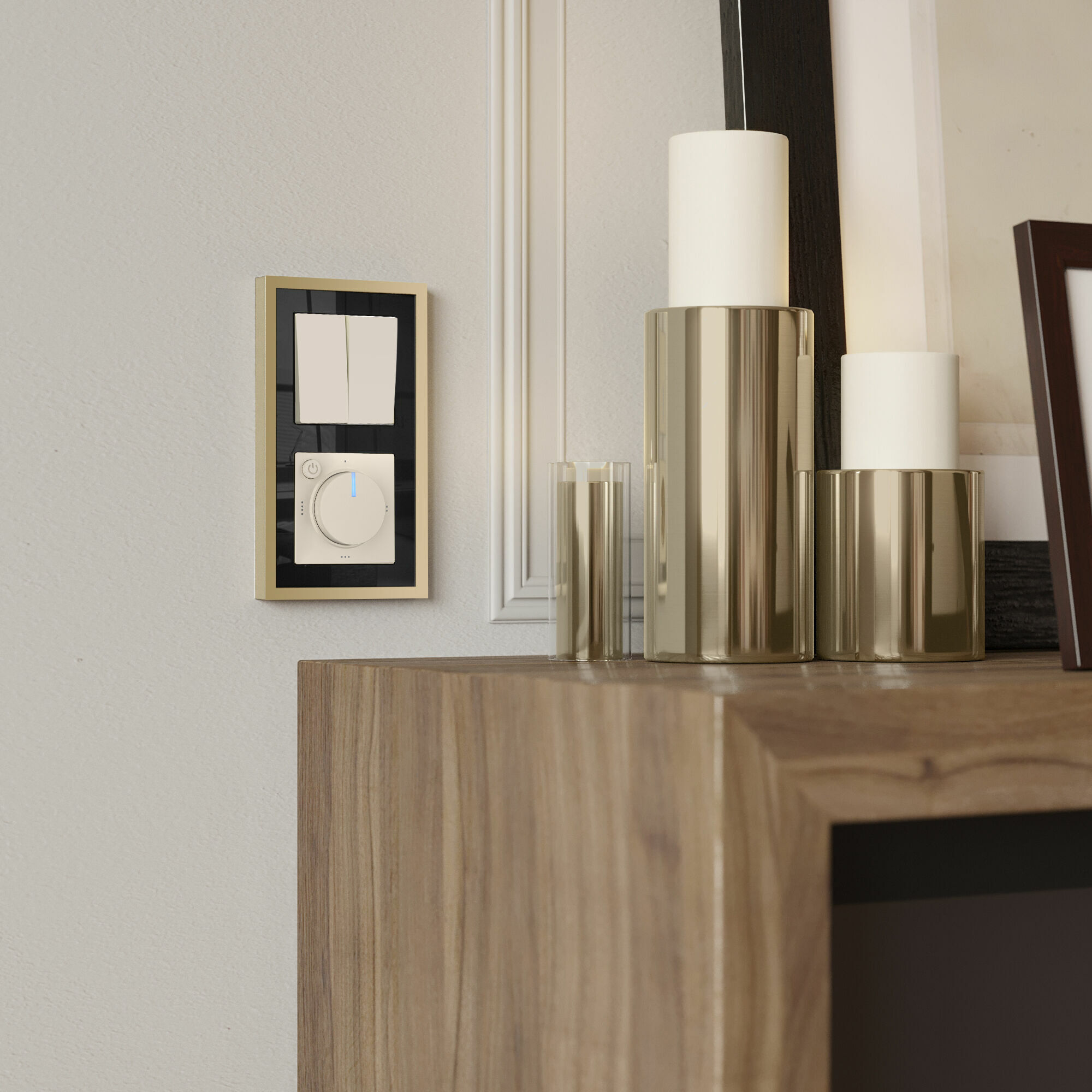 Терморегулятор электромеханический для теплого пола Werkel (айвори матовый) W1151162