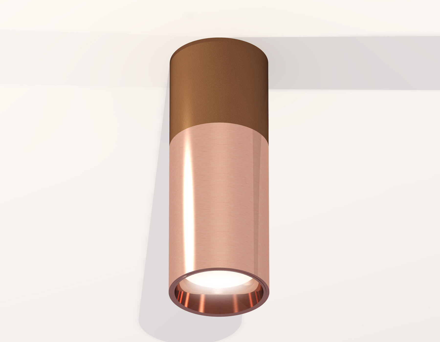 Накладной светильник XS6326060 PPG/SCF золото розовое полированное/кофе песок MR16 GU5.3 (C6304, C6326, A2010, N6114)