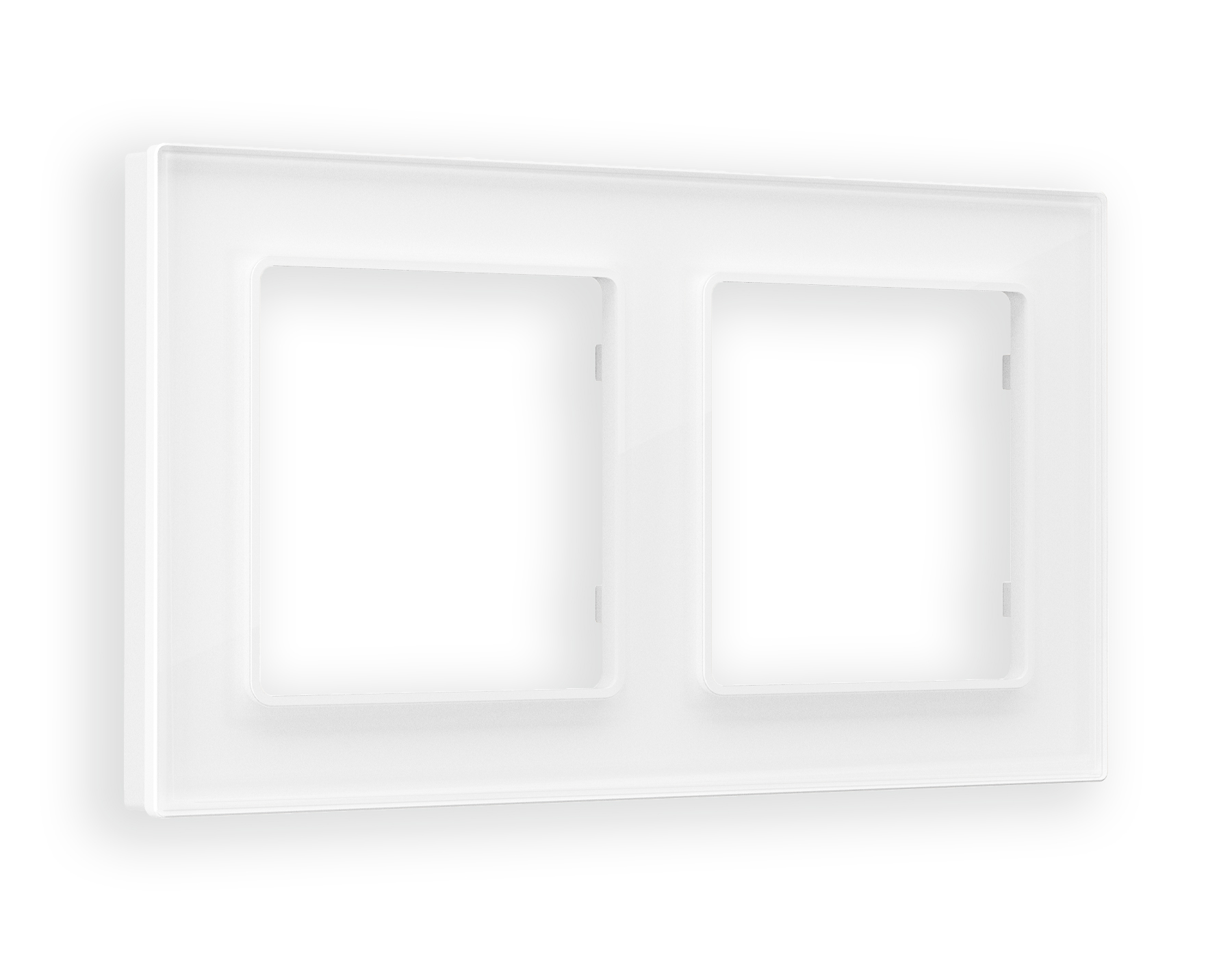 AF330102 Рамка ALFA Platos (Белый Стекло органическое) 2-ая