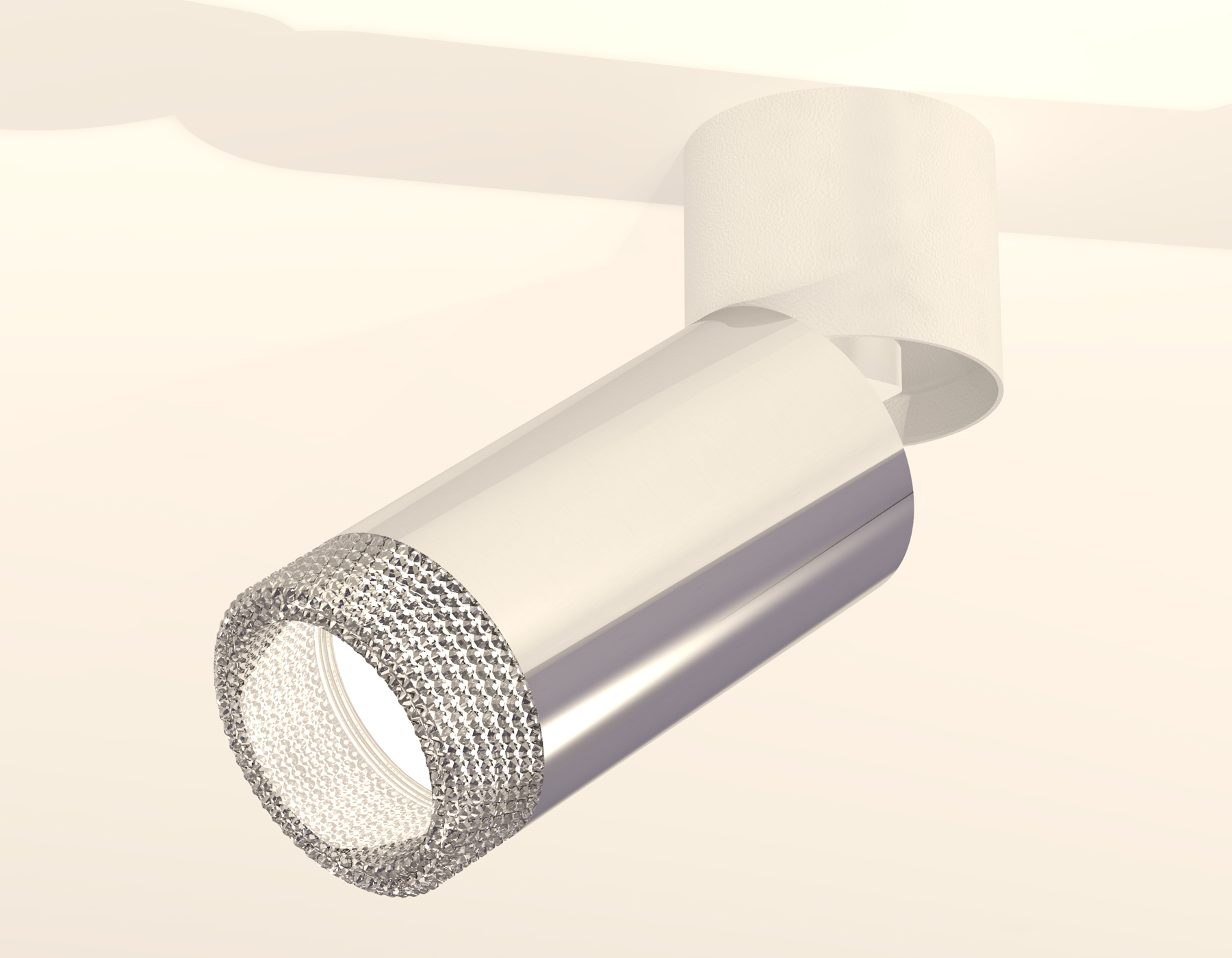 Накладной поворотный светильник XM6325031 PSL/WH/CL серебро полированное/белый/тонированный (A2220, C6325, N6150)