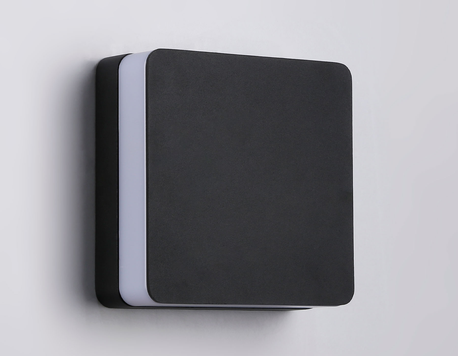 Уличный настенный LED светильник Ambrella ST4545 BK черный LED 4200K 11W IP54 155*155*54