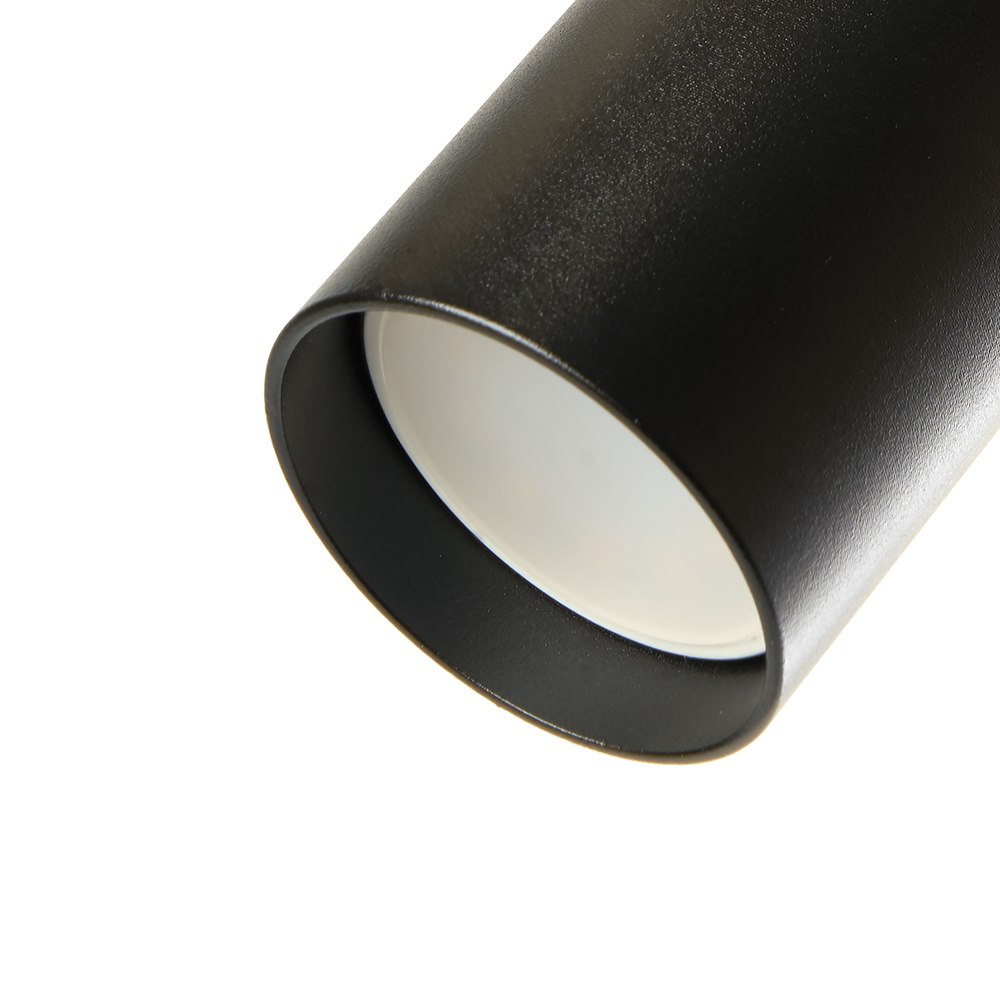 Светильник Feron AL155 трековый однофазный на шинопровод под лампу GU10, черный Светильник Feron AL155 трековый однофазный на шинопровод под лампу GU10, черный