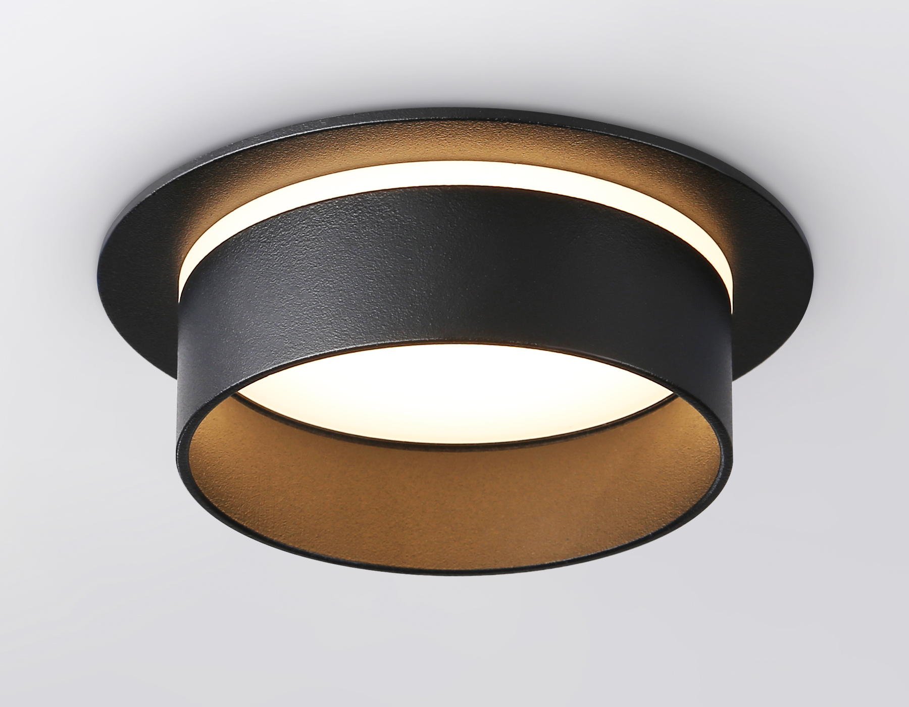 Встраиваемый светильник Ambrella TN5213 BK черный GX53 D110*58