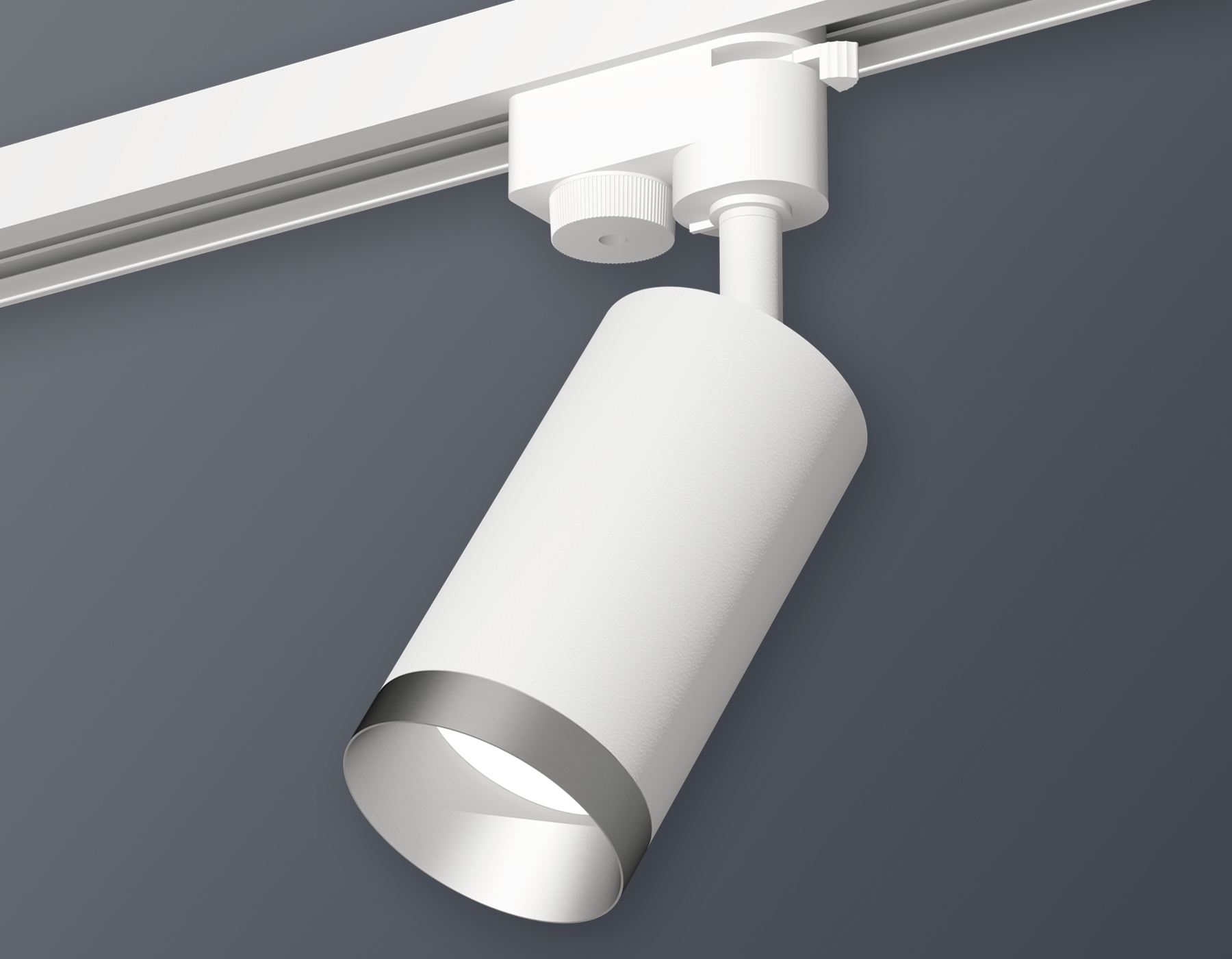 Комплект трекового светильника Ambrella XT6322063 SWH/MCH белый песок/хром матовый MR16 GU5.3 (A2520, C6322, N6133)