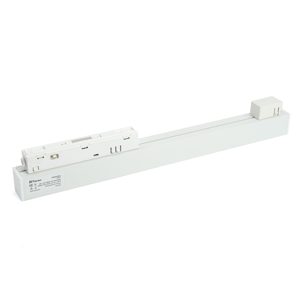 Светильник светодиодный Feron MGN302 трековый низковольтный 12W, 960 Lm, 4000К, 110 градусов, белый