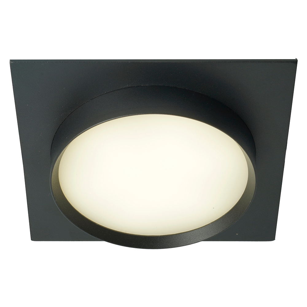 Светильник встраиваемый Feron DL506 потолочный GX53 черный круг