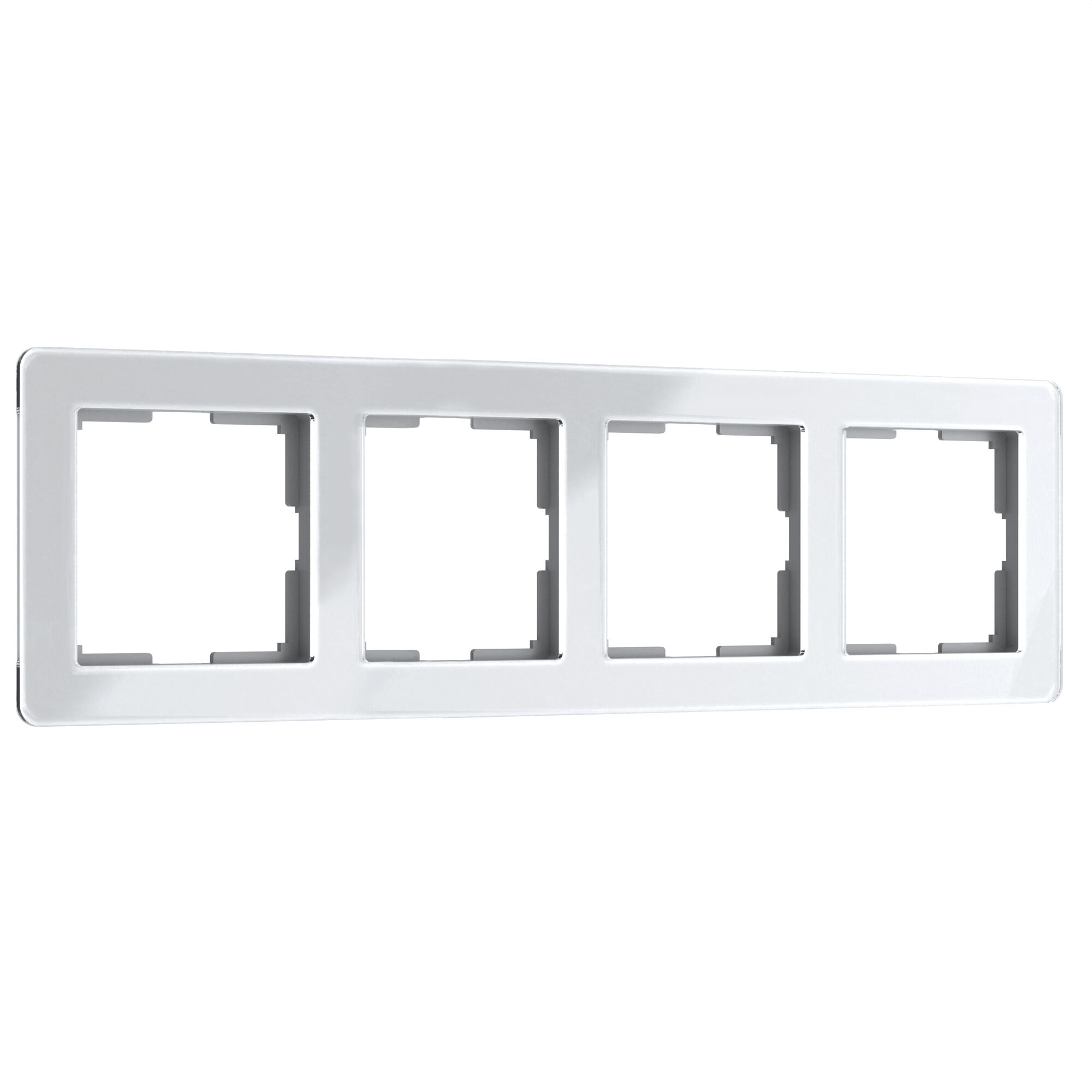 Рамка на 4 поста Werkel Acrylic  (белый) W0042701