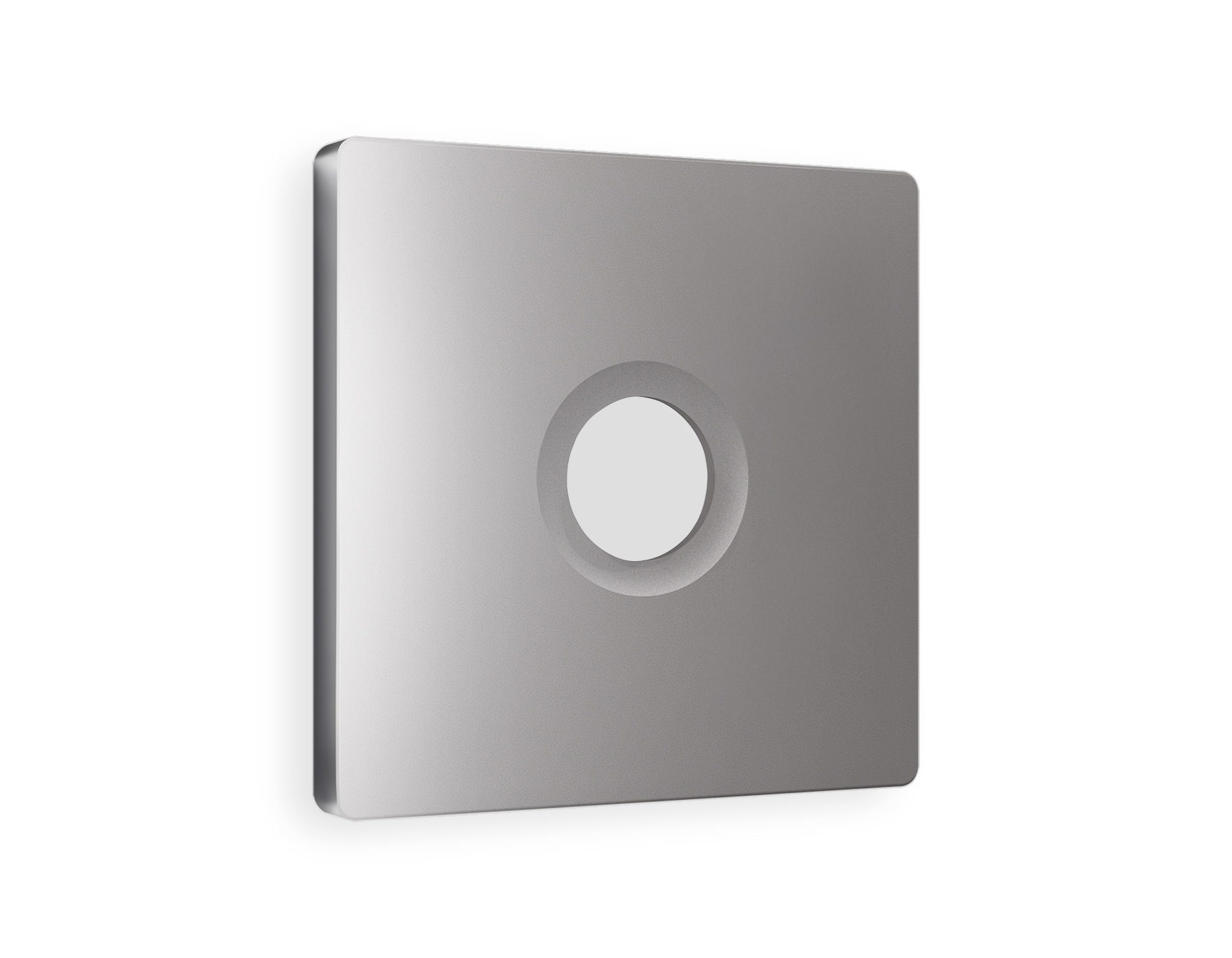 AP5130 Лицевая панель ALFA (Сталь матовый) для TV розетки QUANT