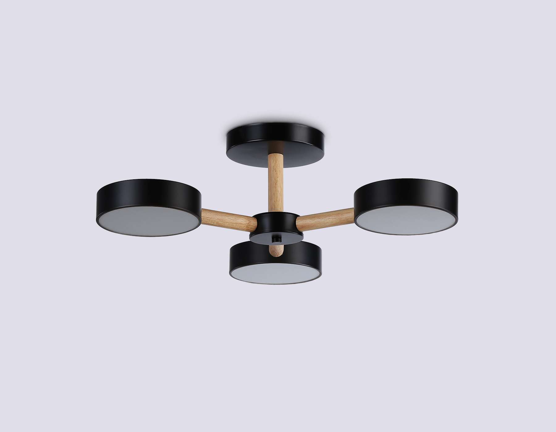 FL4823/3 BK черный 3000K-6400K 40W D580*160 (ПДУ ИК)