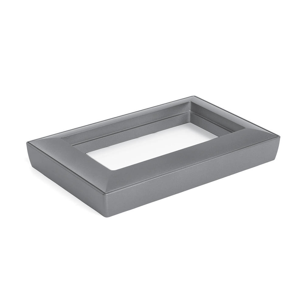 Рамка  2-местная (без перемычки),  пластик, STEKKER, PFR00-7012-06, серия Катрин, графит