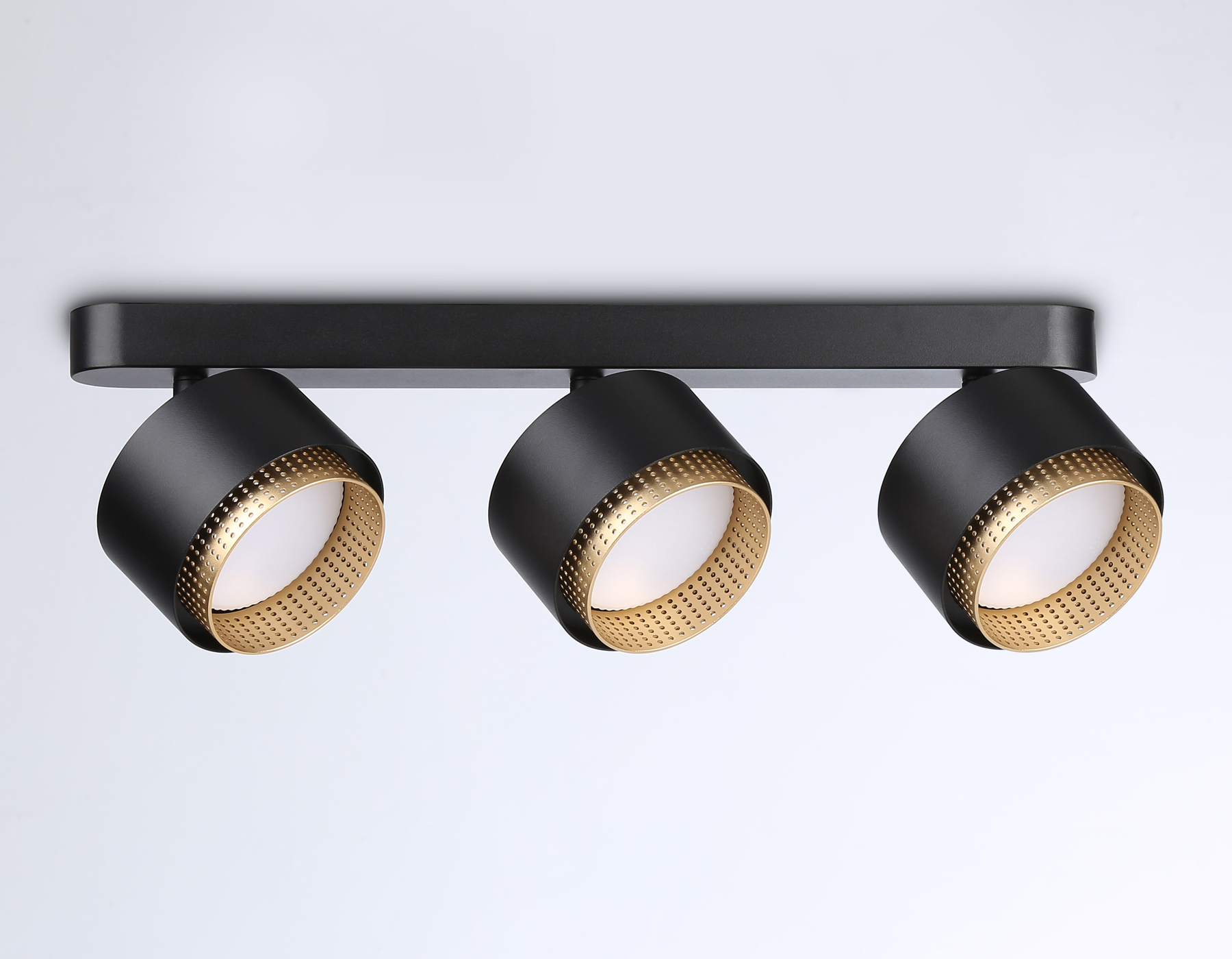 TN71295/3 BK/GD черный/золото GX53/3 max 12W 400*95*137