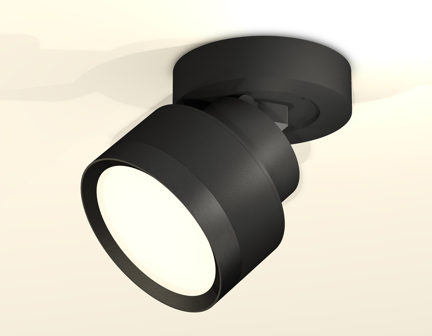 Накладной поворотный светильник XM8102002 SBK/PBK черный песок/черный полированный GX53 (A2229, A2106, C8102, N8113)