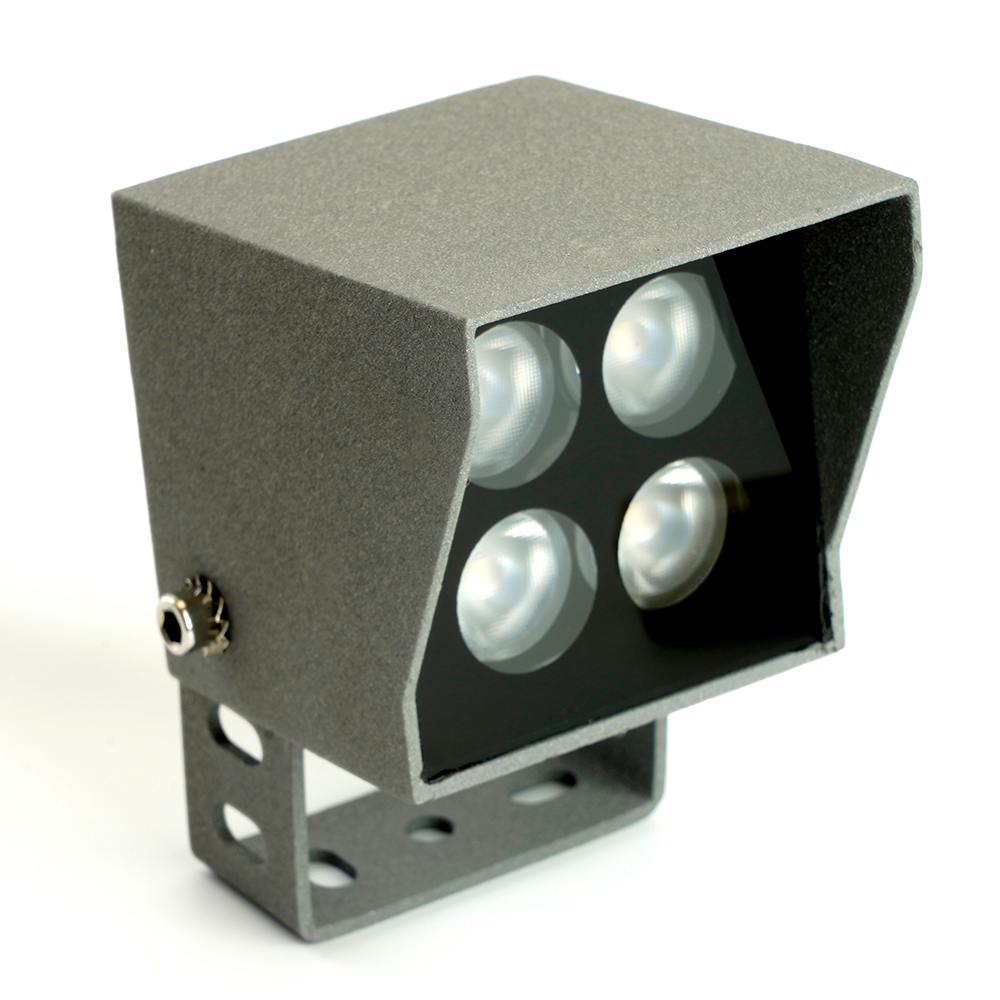 Светодиодный светильник ландшафтно-архитектурный Feron LL-895  AC220-240 4W 6400K IP66, квадрат