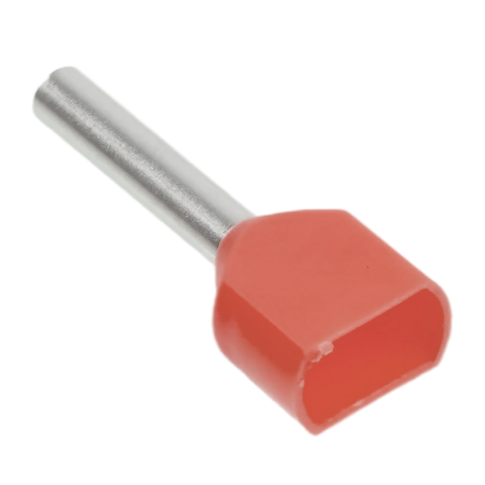 LD406-1010 Наконечник штыревой втулочный изолированный НШВИ(2) 1,0-10 (упаковка 100 шт)