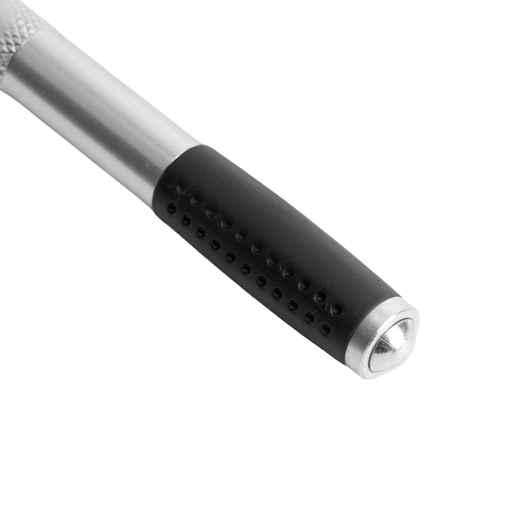 Нож макетный с алюминиевой рукояткой, 0,5 мм, кейс, 6 лезвий в комплекте, STEKKER KMU-41-S