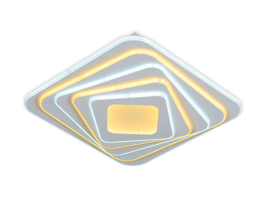 Потолочный управляемый светильник Ambrella Original FA816 WH 82W белый