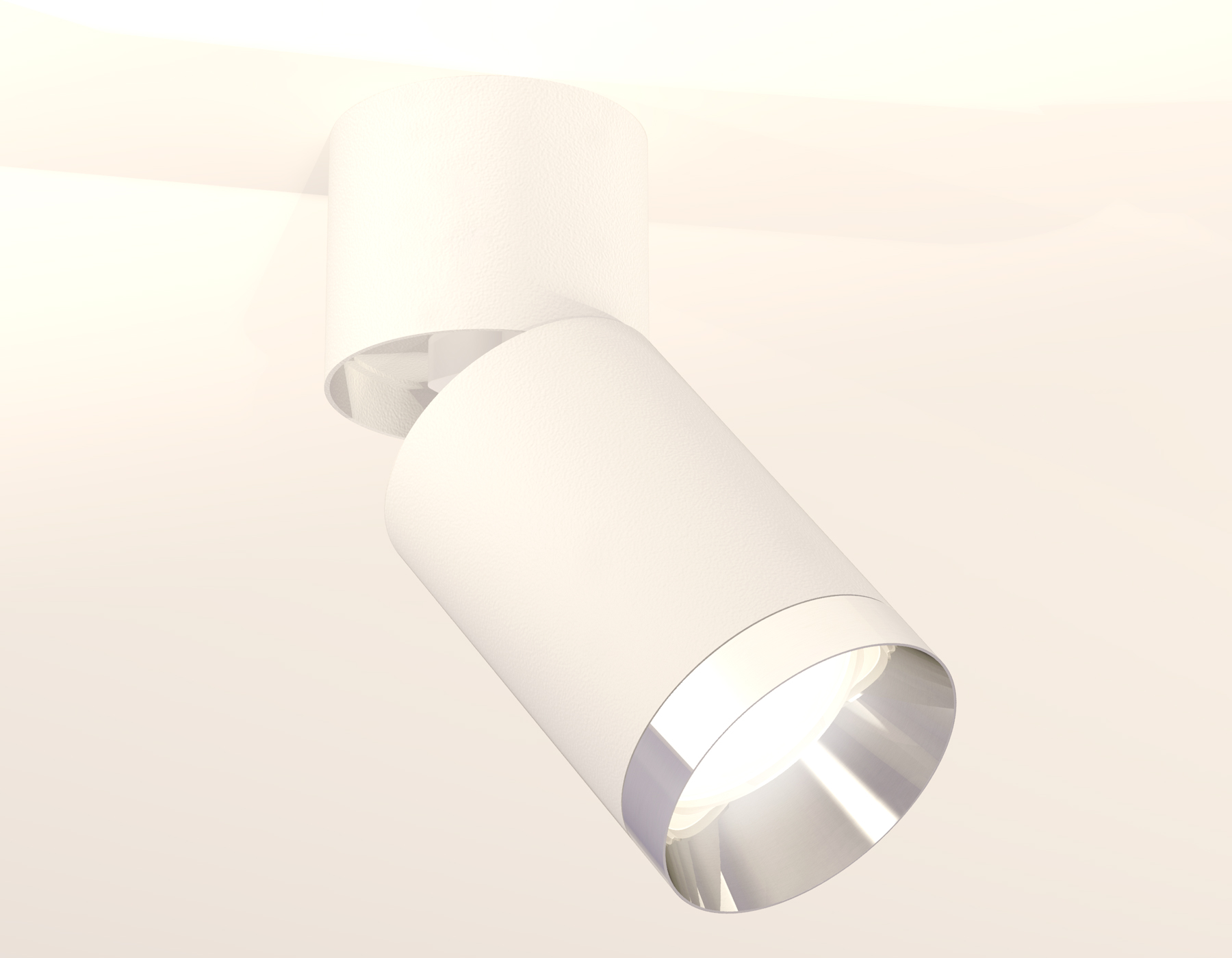 Накладной поворотный светильник XM6312042 SWH/WH/PSL белый песок/белый/серебро полированное MR16 GU5.3 (A2220, C6312, N6132)