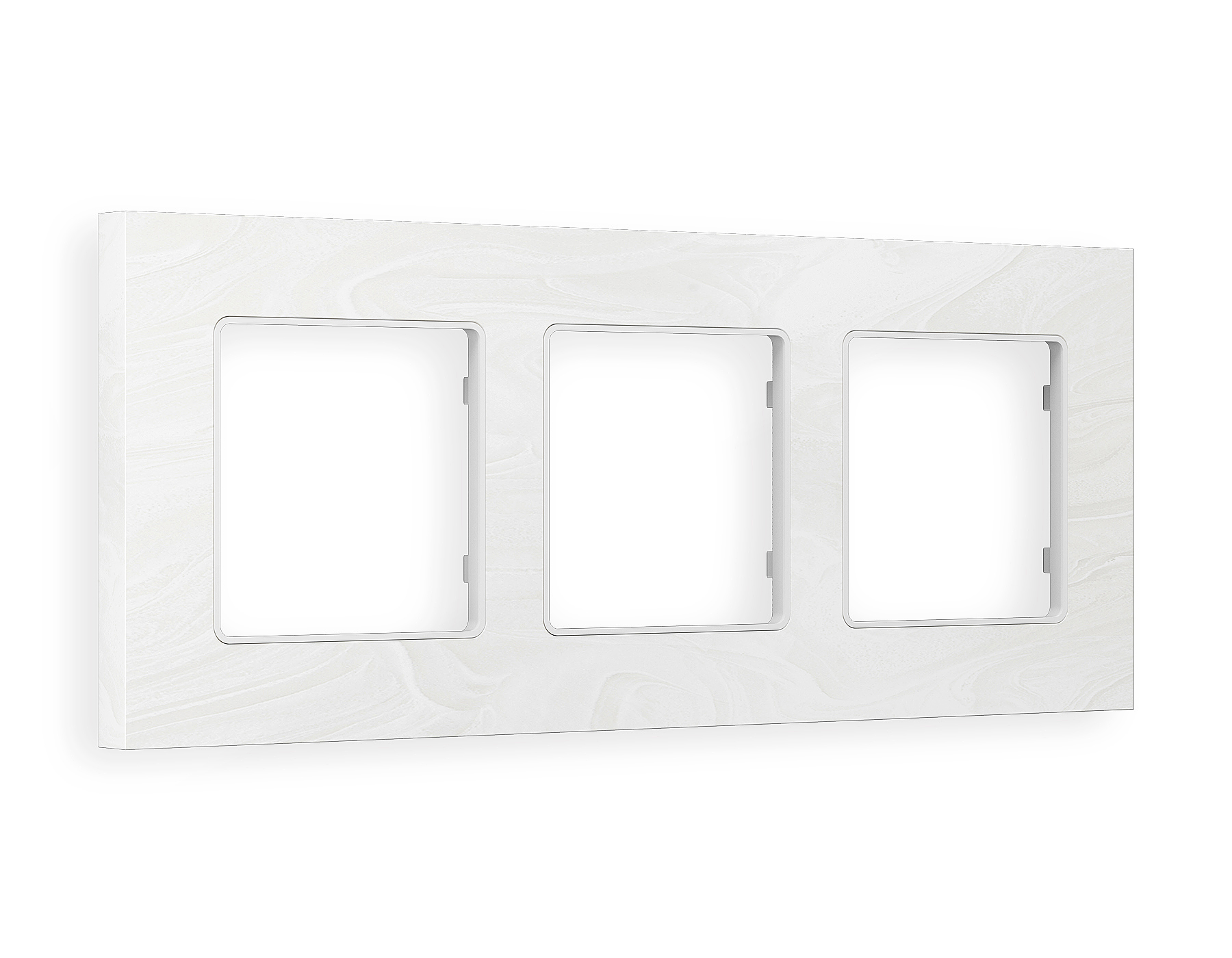 AF930103 Рамка ALFA Grand (Белый мрамор) 3-ая