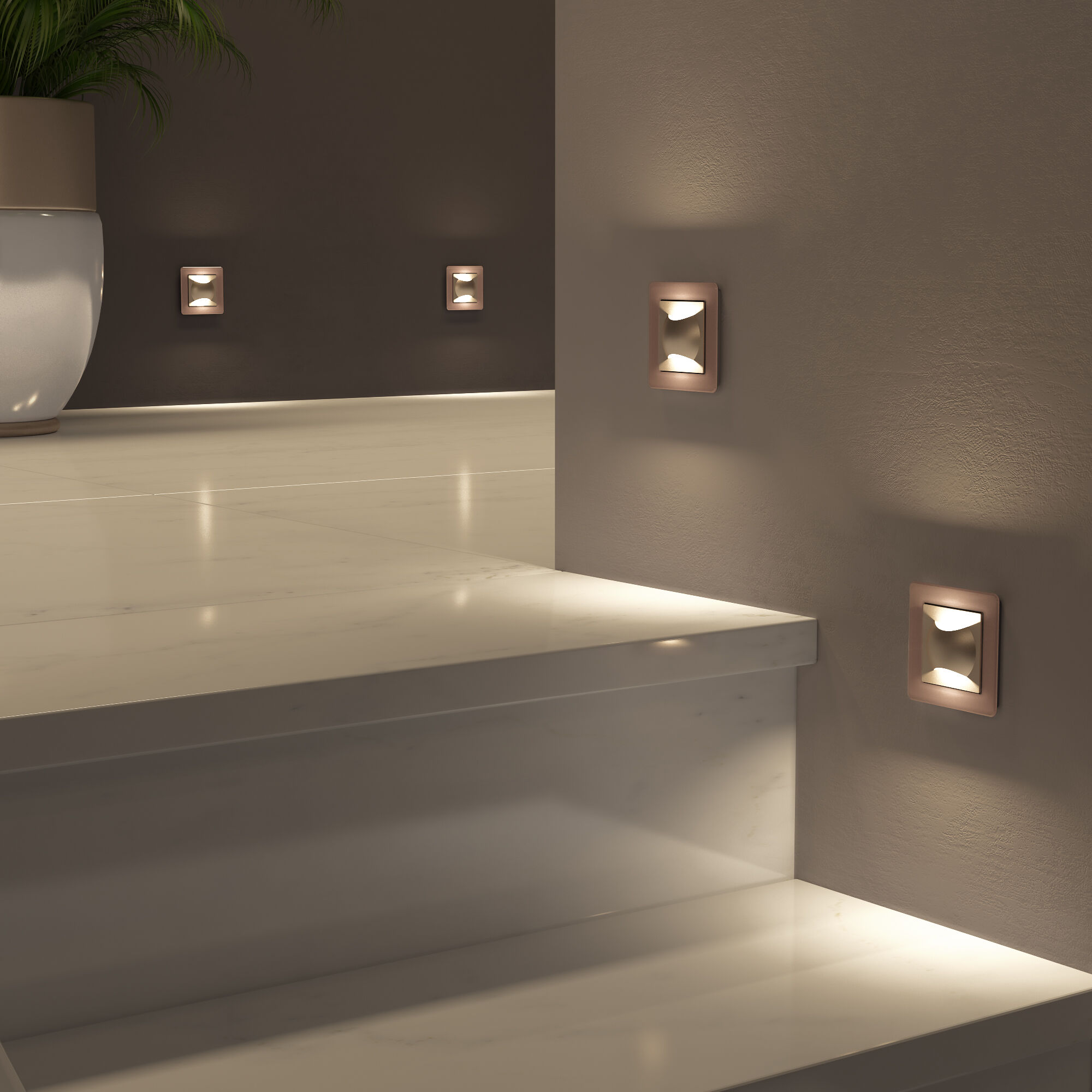 Встраиваемая LED подсветка Werkel Moon (шампань) W1154511