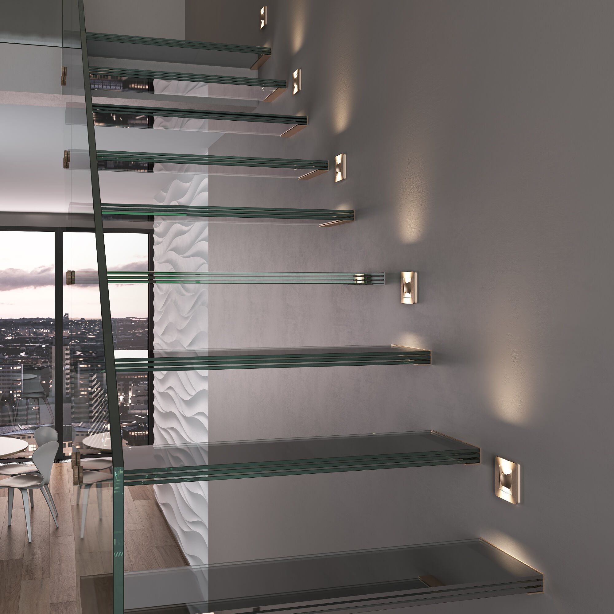 Встраиваемая LED подсветка Werkel Moon (шампань) W1154511