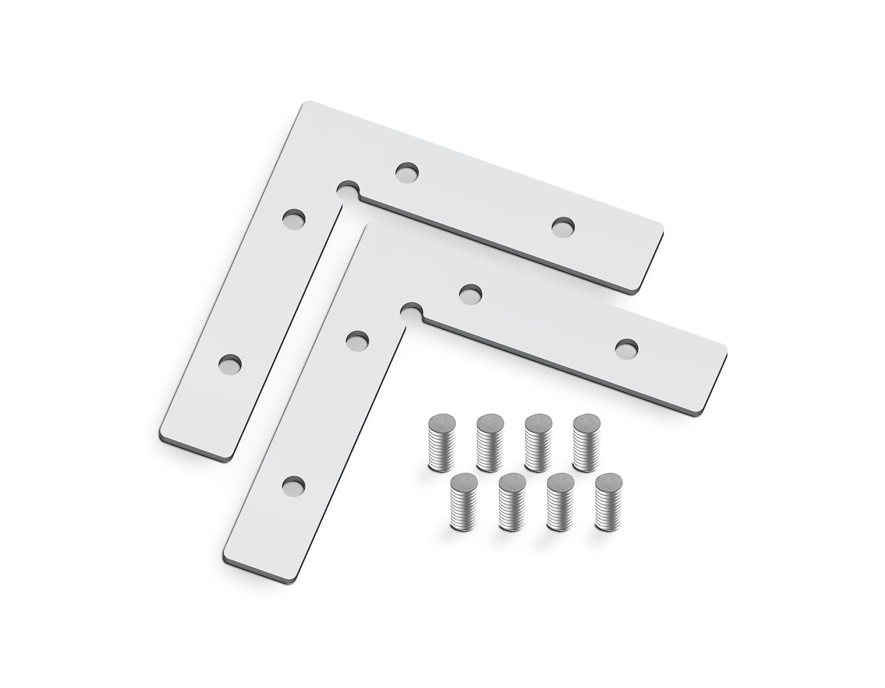 GL7208 соединитель угловой для профиля в натяжной потолок 50*50*1.5 (2шт.)