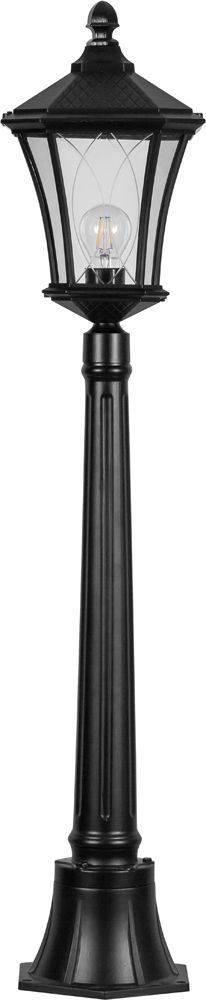 Светильник садово-парковый Feron PL4036 столб восьмигранный 60W 230V E27, черный Светильник садово-парковый Feron PL4036 столб восьмигранный 60W 230V E27, черный