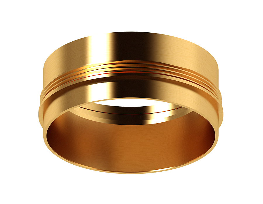 Насадка передняя для корпуса светильника Ambrella N6124 PYG золото желтое полированное D60*H32mm Out10mm MR16