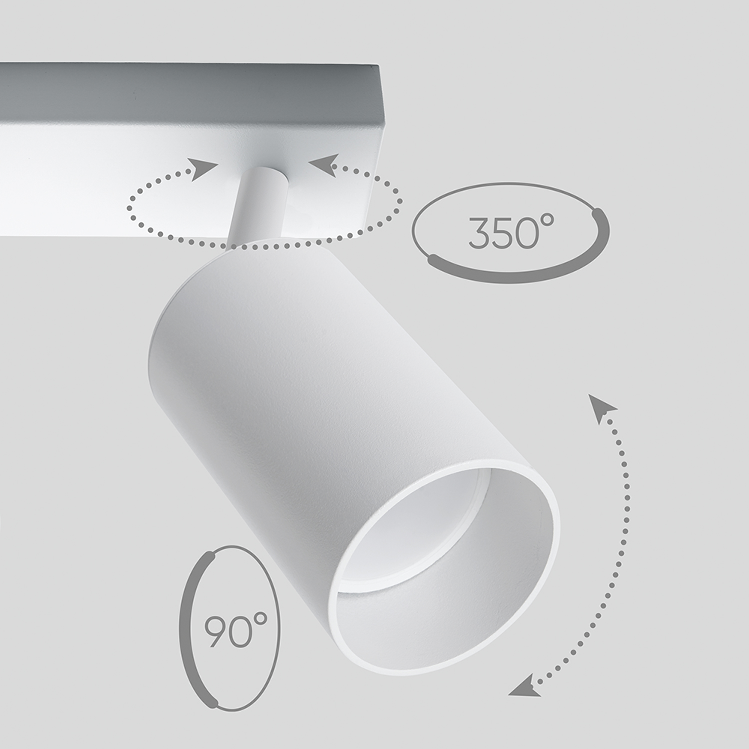 Светильник Feron ML202 настенно-потолочный под лампу GU10, белый Светильник Feron ML202 настенно-потолочный под лампу GU10, белый