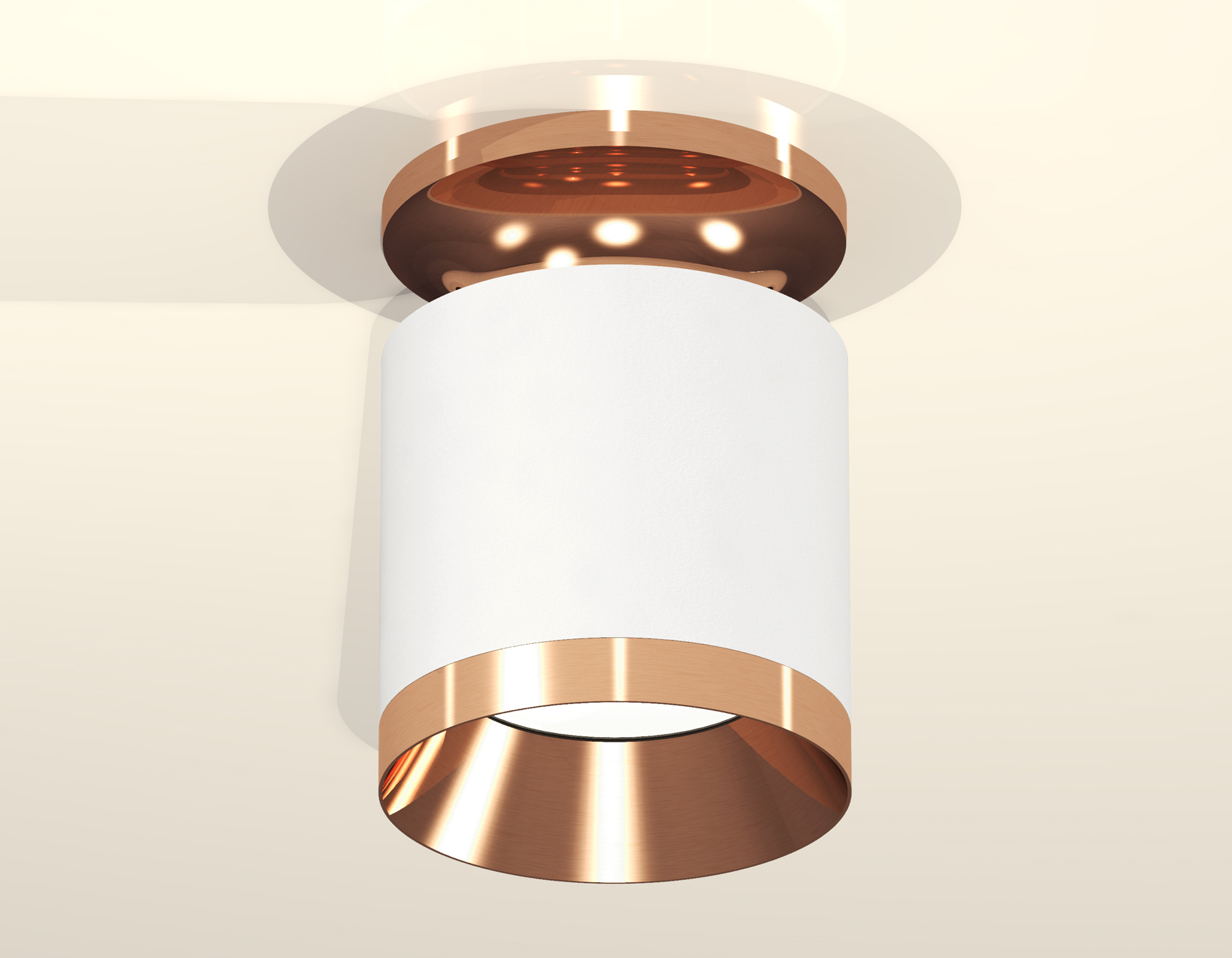 Накладной светильник XS7401141 SWH/PPG белый песок/золото розовое полированное MR16 GU5.3 (N7930, C7401, N7035)