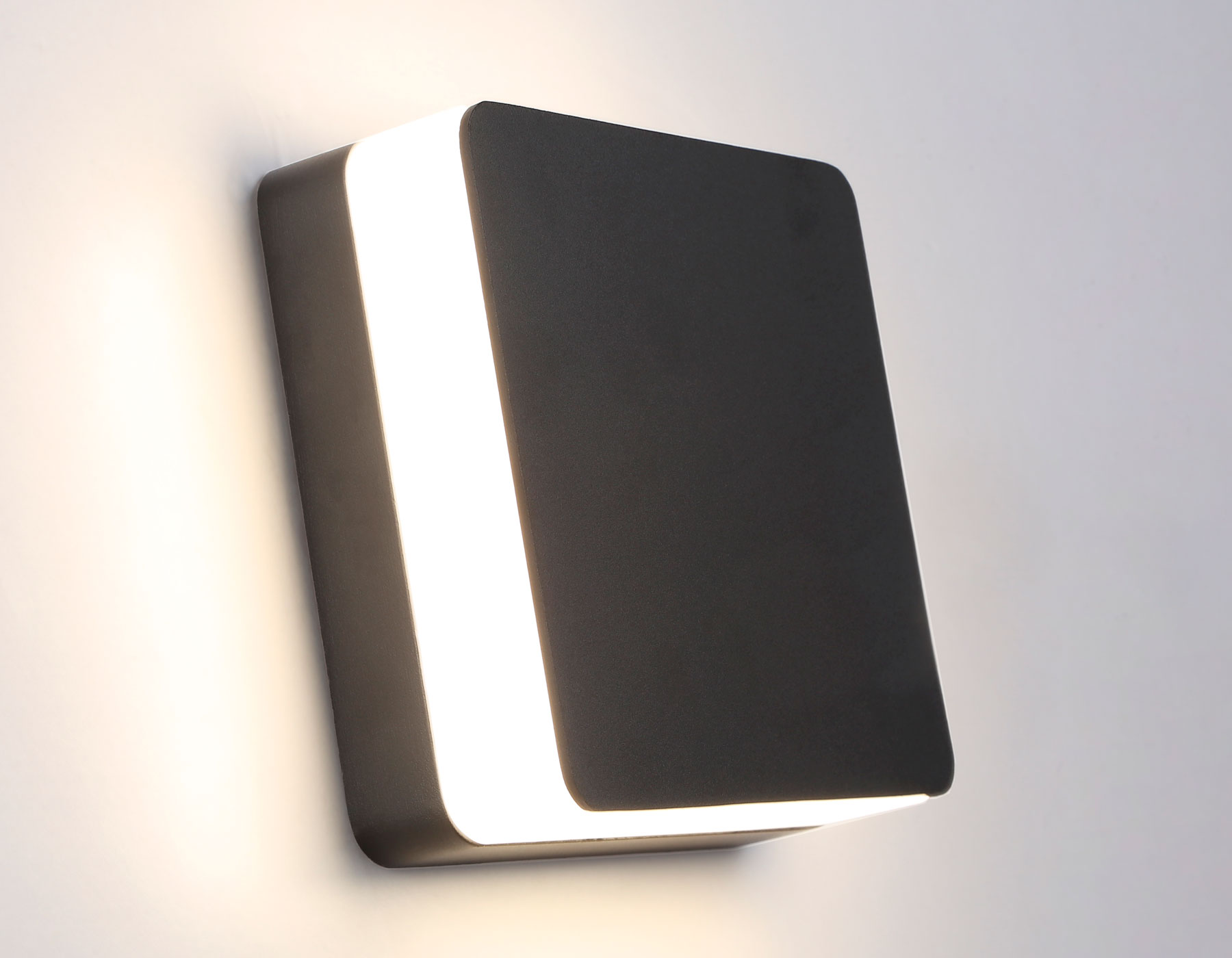 Уличный настенный LED светильник Ambrella ST4545 BK черный LED 4200K 11W IP54 155*155*54