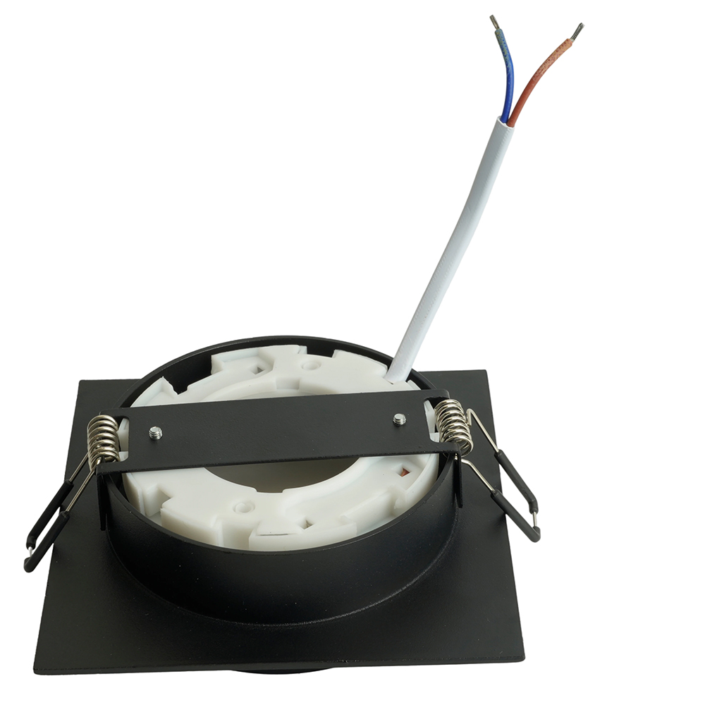 Светильник встраиваемый Feron DL506 потолочный GX53 черный круг