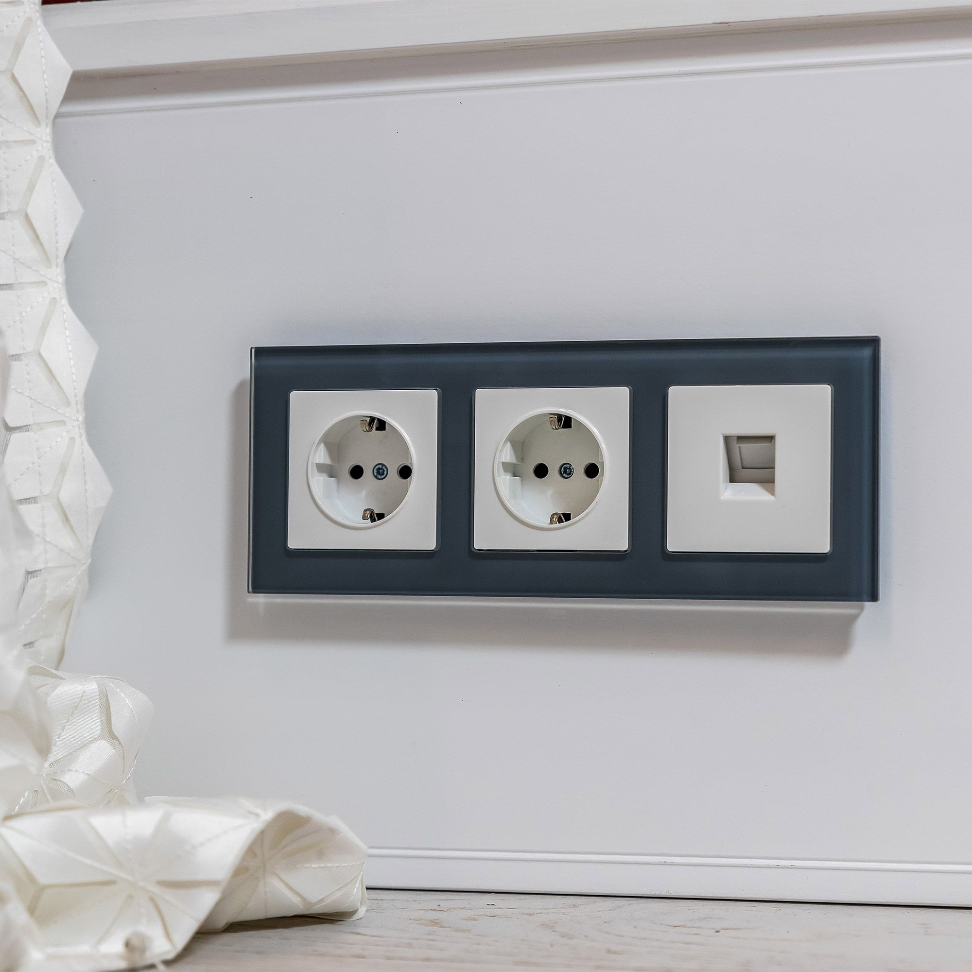 Розетка Ethernet RJ-45 WERKEL (белый) WL01-RJ-45 / W1181001 / a028833