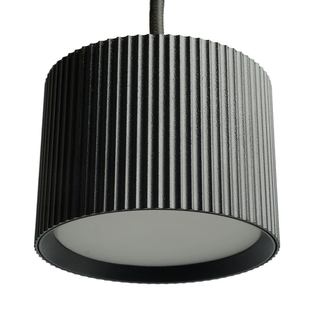 Светильник потолочный Feron Barrel HL4588 ARIA  levitation 12W, 230V, GX53, черный, на подвесе 1,7 м